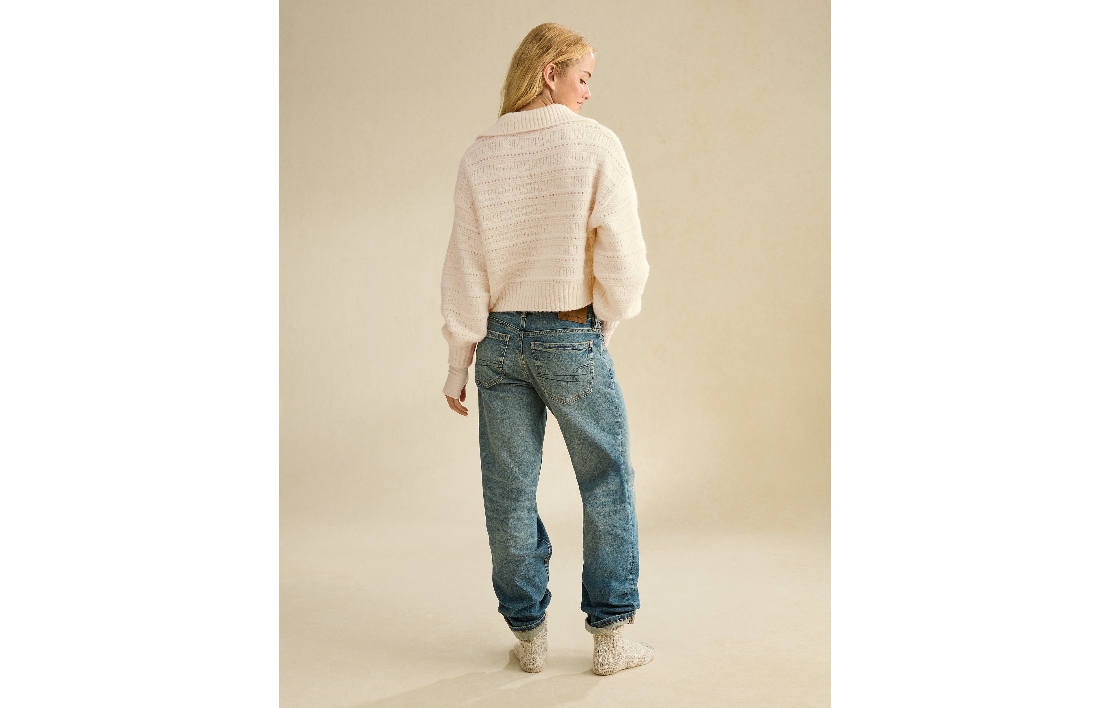 AE Snow Stopper Half-Zip Sweater