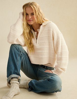 AE Snow Stopper Half-Zip Sweater