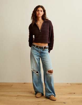 AE Snow Stopper Half-Zip Sweater
