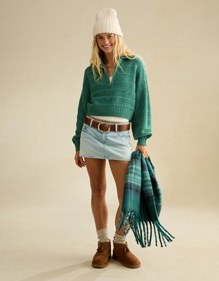 AE Snow Stopper Half-Zip Sweater