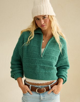 AE Snow Stopper Half-Zip Sweater