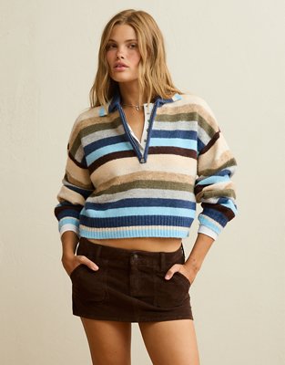 AE Snow Stopper Half-Zip Sweater