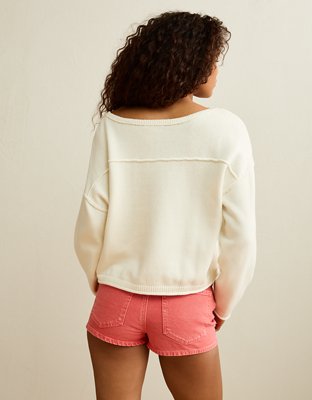 AE Americana Snoopy Graphic Sweater