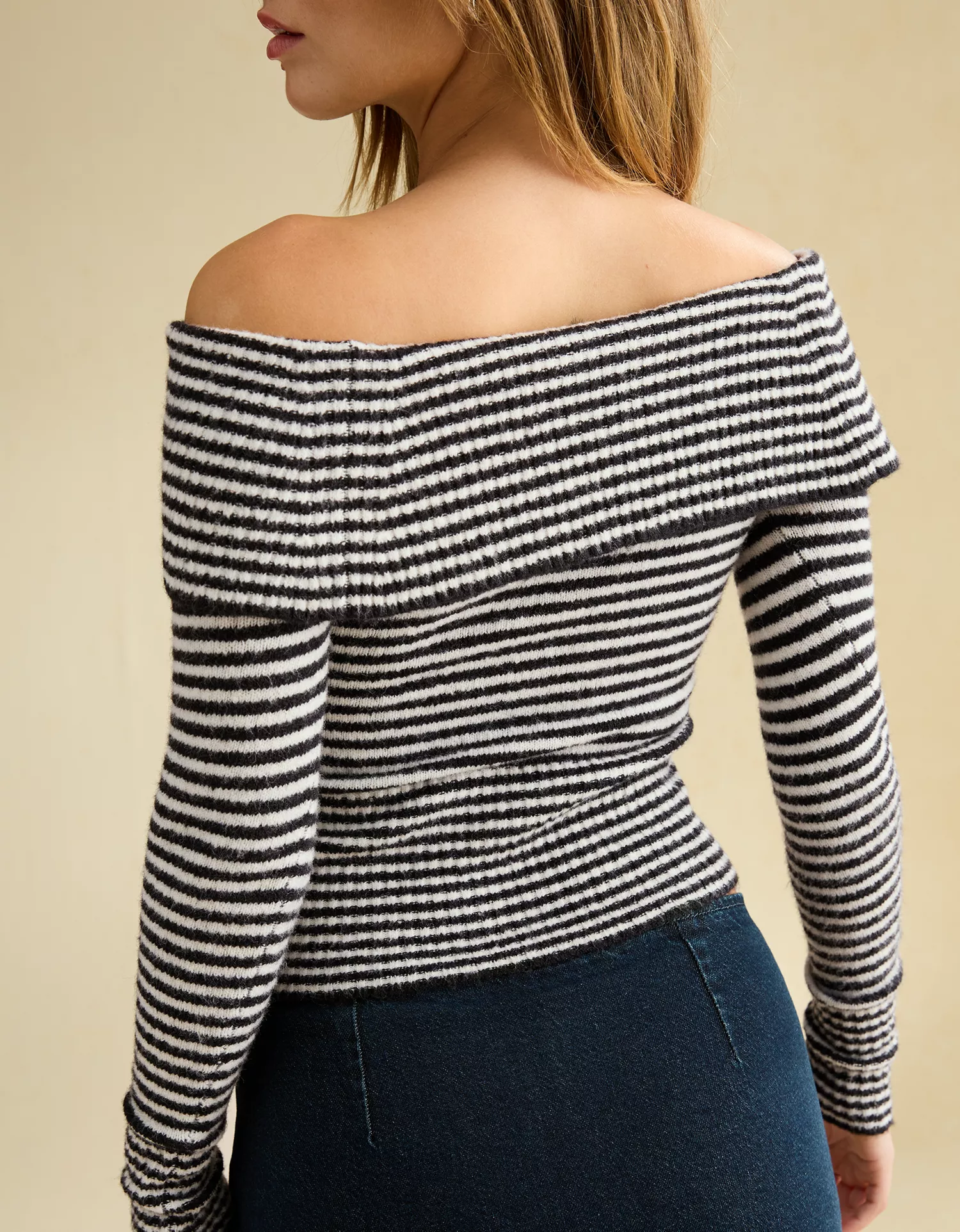 AE Whoa So Soft Off-The-Shoulder Foldover Sweater Top - thumbnail 10