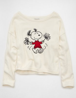 AE Snoopy Graphic Sweater