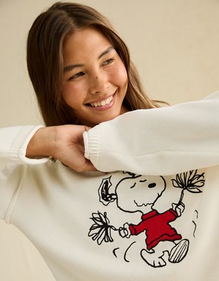 AE Snoopy Graphic Sweater