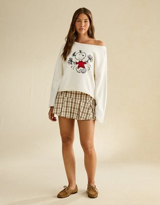 AE Snoopy Graphic Sweater