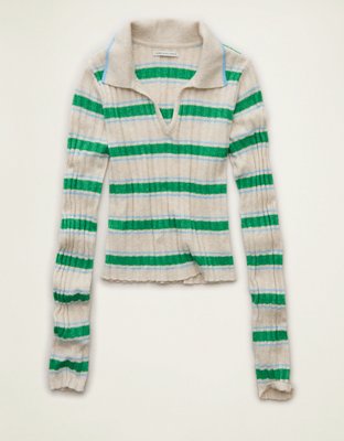AE Whoa So Soft Fitted Sweater Polo