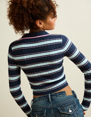 AE Whoa So Soft Fitted Sweater Polo