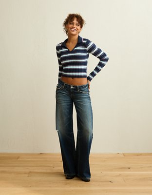 AE Whoa So Soft Fitted Sweater Polo