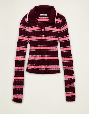 AE Whoa So Soft Fitted Sweater Polo