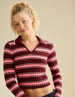 AE Whoa So Soft Fitted Sweater Polo