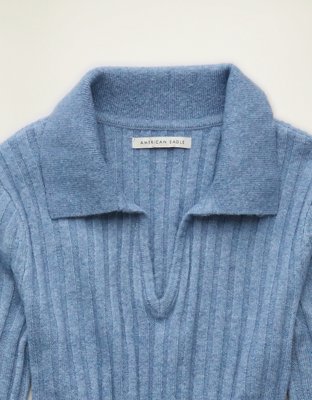 AE Whoa So Soft Fitted Sweater Polo