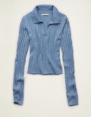 AE Whoa So Soft Fitted Sweater Polo