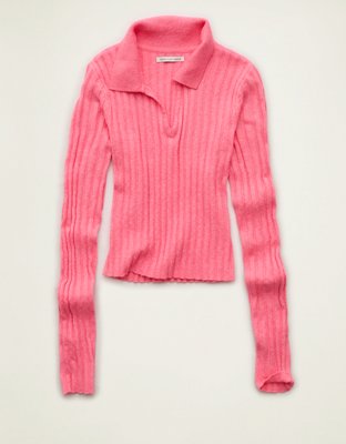 AE Whoa So Soft Fitted Sweater Polo