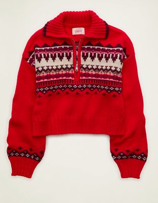 AE Snow Stopper Half-Zip Sweater