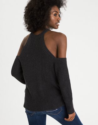 Женские свитеры American Eagle AEO Slouchy Cold Shoulder Sweater — фото 2