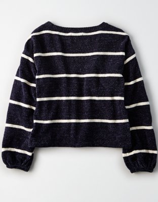 Женские свитеры American Eagle AE Chenille Balloon-Sleeve Sweater — фото 4