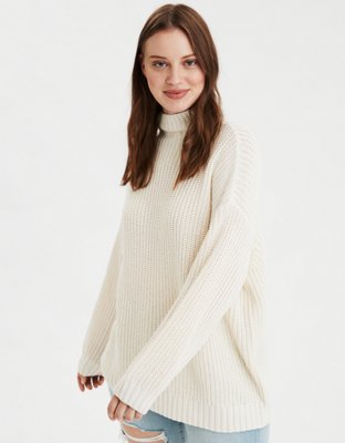 AE Mock Neck Oversized Sweater