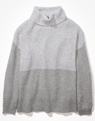 american eagle mock neck sweater