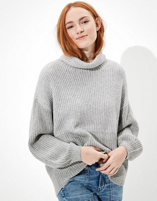 AE Oversized Dreamspun Mock Neck Sweater