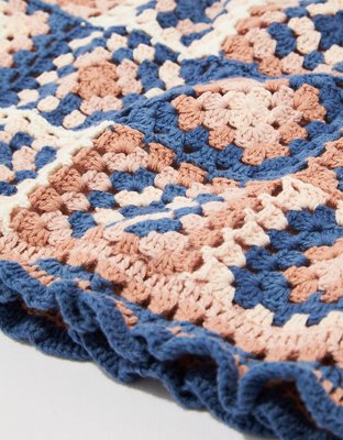 Женские топы American Eagle AE Cropped Crochet Tank Top — фото 5