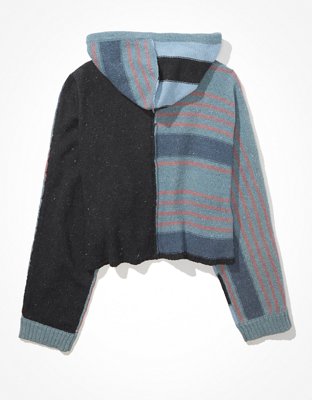 AE Denim Patchwork Hoodie