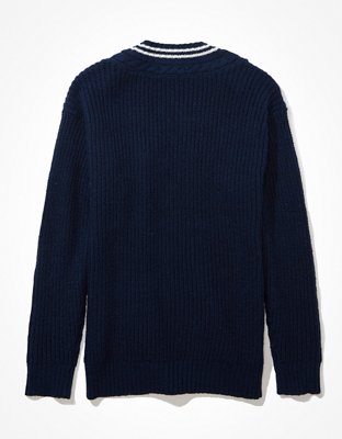 Женские свитеры American Eagle AE Oversized Vintage V-Neck Sweater — фото 4