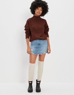 Женские свитеры American Eagle AE Soft & Cozy Mixed Stitch Sweater — фото 5