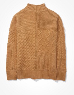 AE Soft & Cozy Mixed Stitch Sweater