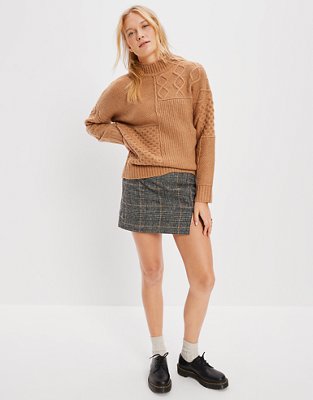 AE Soft & Cozy Mixed Stitch Sweater