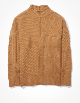 AE Soft & Cozy Mixed Stitch Sweater