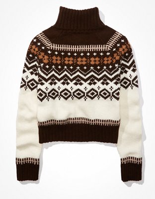 AE Fair Isle Snowdrift Sweater