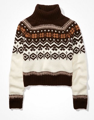 AE Fair Isle Snowdrift Sweater
