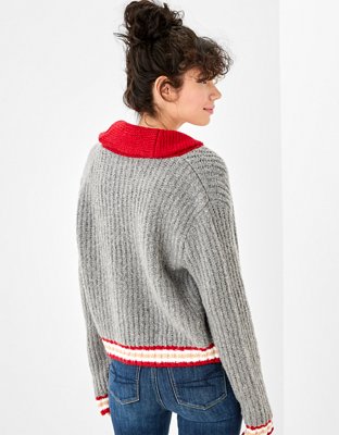 Женские кардиганы American Eagle AE Patchwork Cardigan — фото 2