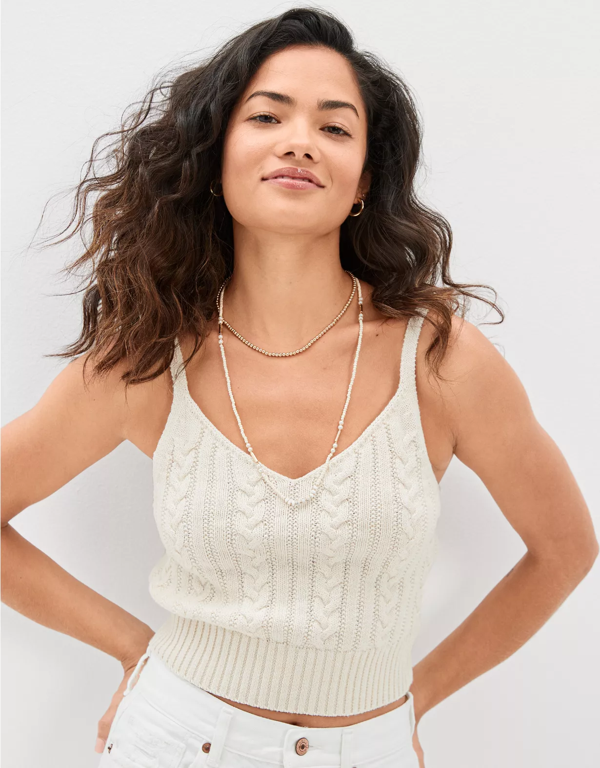 AE Cable Knit Cami