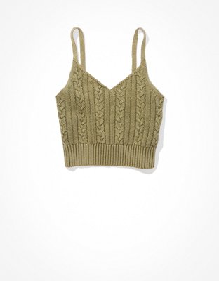 Женские топы American Eagle AE Cable Knit Cami — фото 4