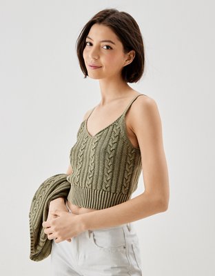 Женские топы American Eagle AE Cable Knit Cami — фото 2