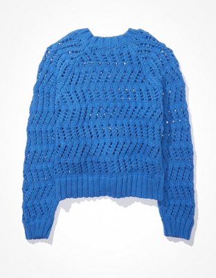 AE Suéter de tejido abierto