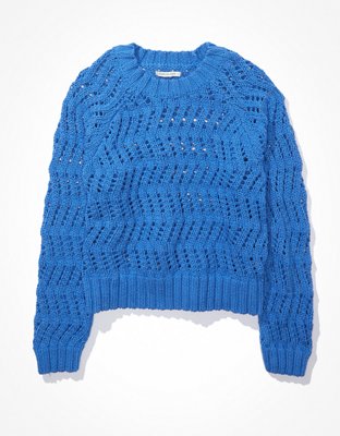 AE Suéter de tejido abierto