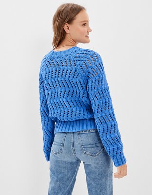 Женские свитеры American Eagle AE Open-Knit Sweater — фото 2
