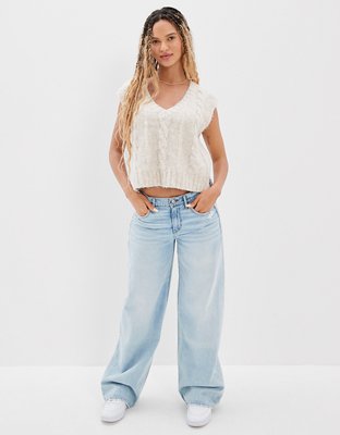 Женские свитеры American Eagle AE Cable Knit Sweater Vest — фото 5