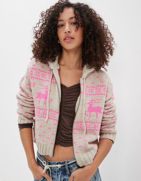 Женские худи American Eagle AE Elk Zip-Up