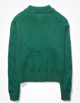 Женские свитеры American Eagle AE Half Zip Sweater — фото 4