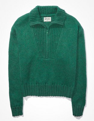 Женские свитеры American Eagle AE Half Zip Sweater — фото 3