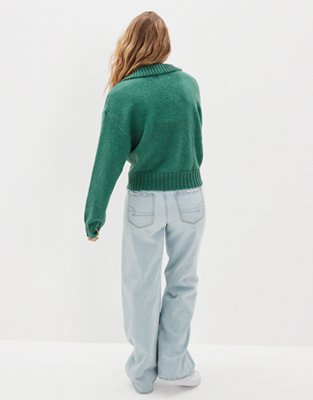Женские свитеры American Eagle AE Half Zip Sweater — фото 2