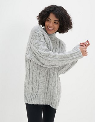 Aerie mock store neck sweater