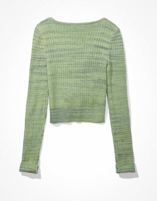 AE Wrap Front Sweater