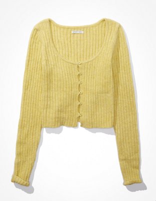 American eagle mustard on sale sweater