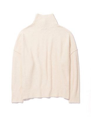 AE Long-Sleeve Mock Neck Sweater